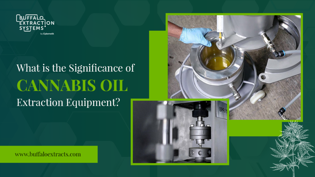 What is the Significance of Cannabis Oil Extraction Equipment