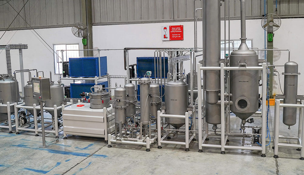 cryogenic ethanol extraction